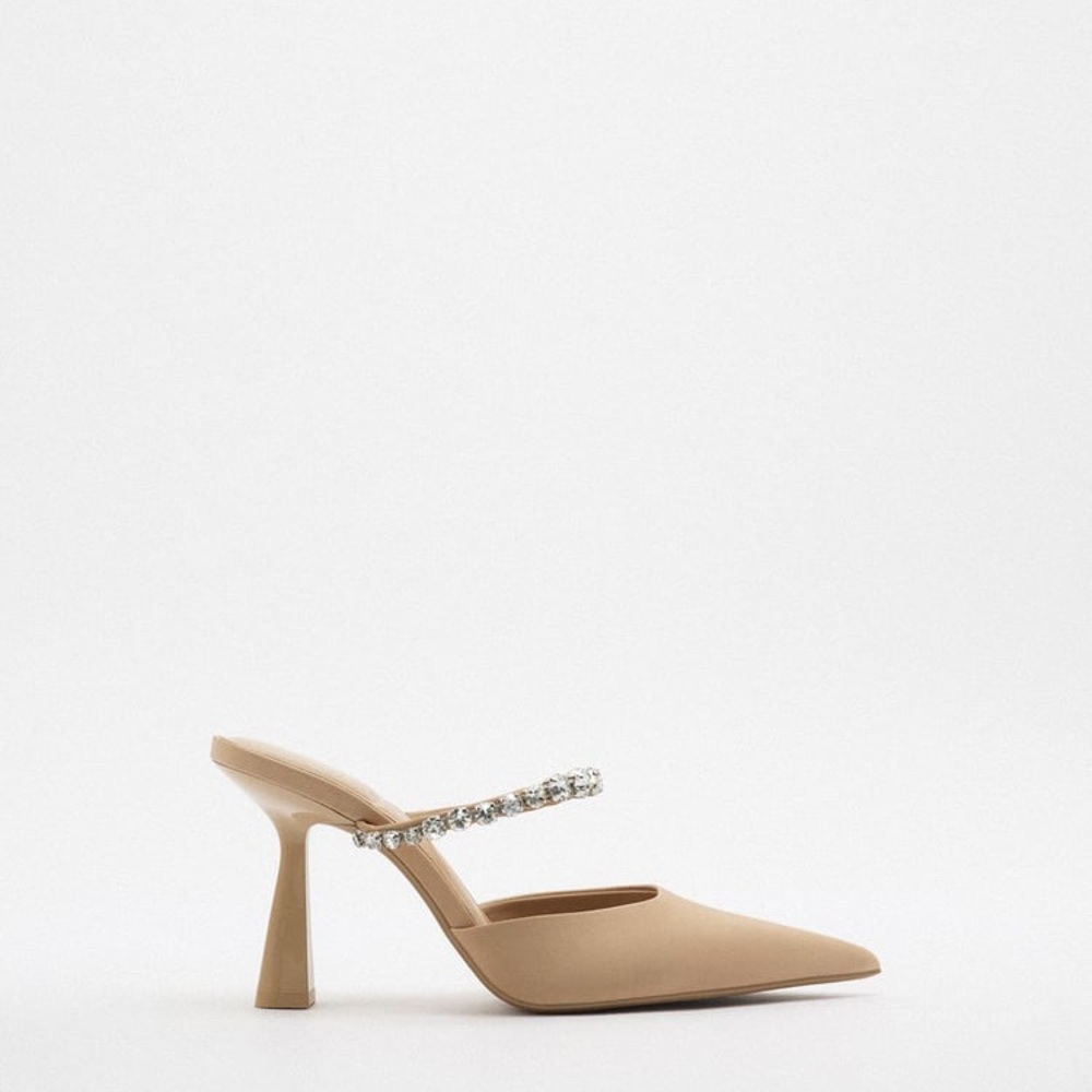 RHINESTONE HEELED SHOES